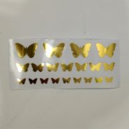 استیکر پروانه طلایی