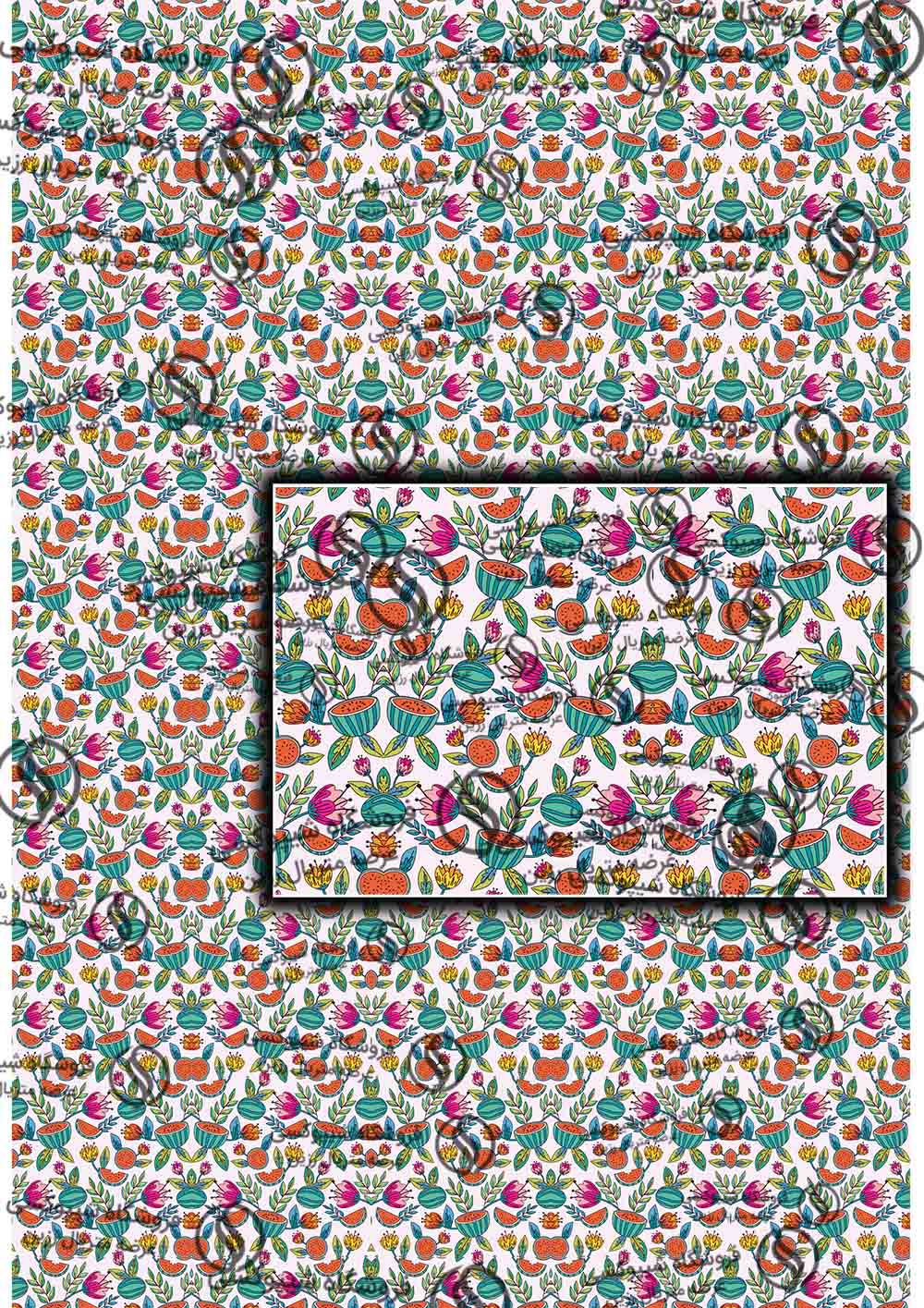 طلق برچسبی طرح انار