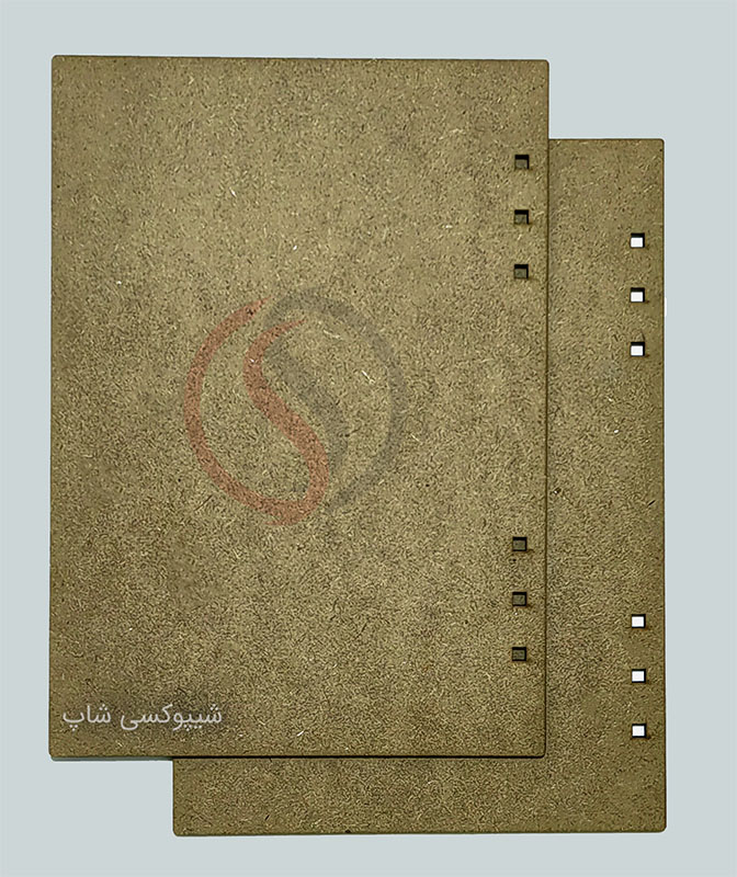 جلد چوبی دفتر با برگه جلد چوبی دفتر با برگه