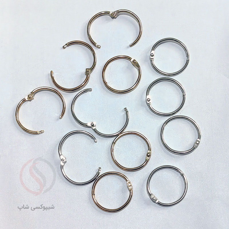 حلقه دفترچه رزینی حلقه بازشونده دفترچه رزینی