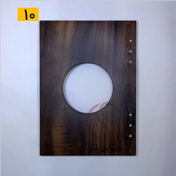 10 جلد چوبی دفتر رزین