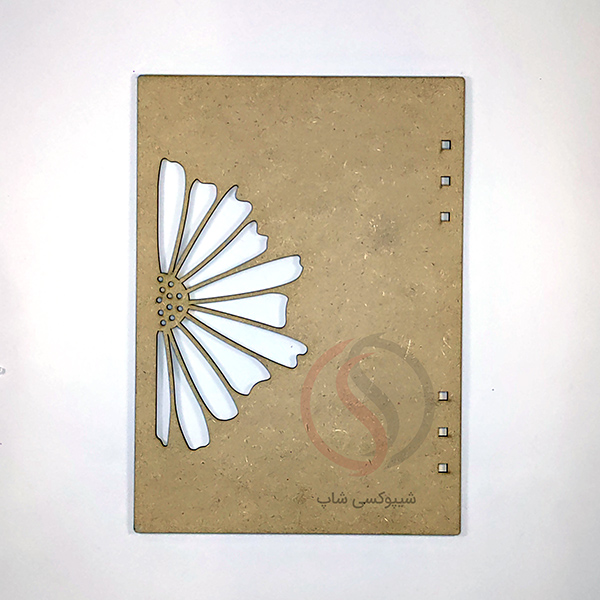 Raw1 جلد چوبی دفتر رزین