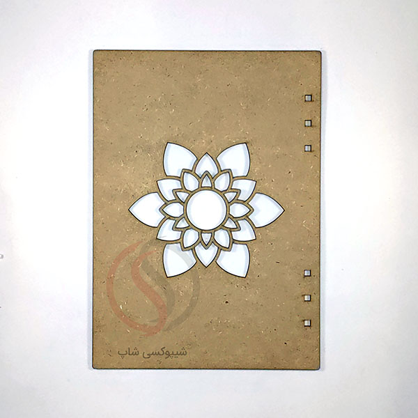 Raw3 جلد چوبی دفتر رزین