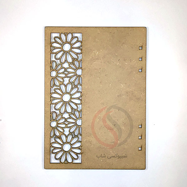 Raw5 جلد چوبی دفتر رزین