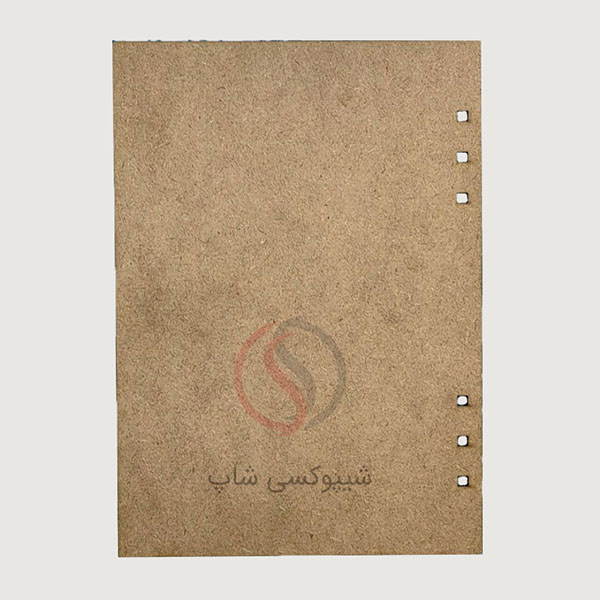 Raw8 جلد چوبی دفتر رزین